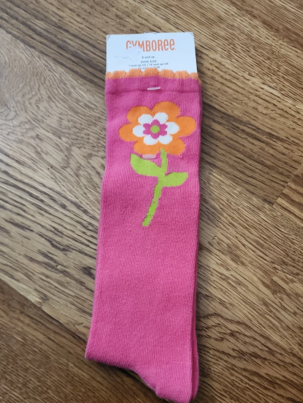 Vintage Gymboree Girls Knee High Socks 8 and Up (Shoe Size 1 And Up US) NWT